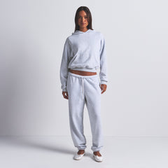 COTTON FLEECE CLASSIC HOODIE | LIGHT HEATHER GREY