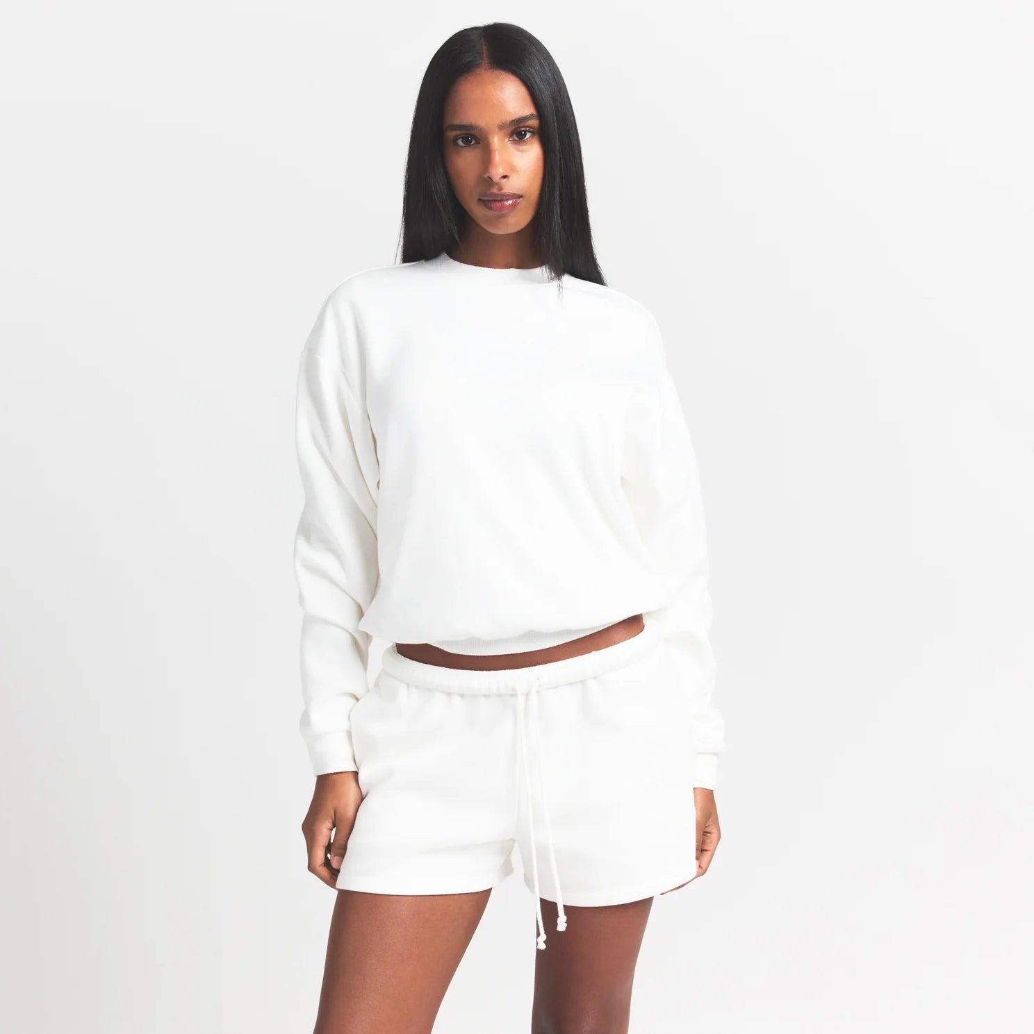 COTTON FLEECE CLASSIC CREWNECK | MARBLE