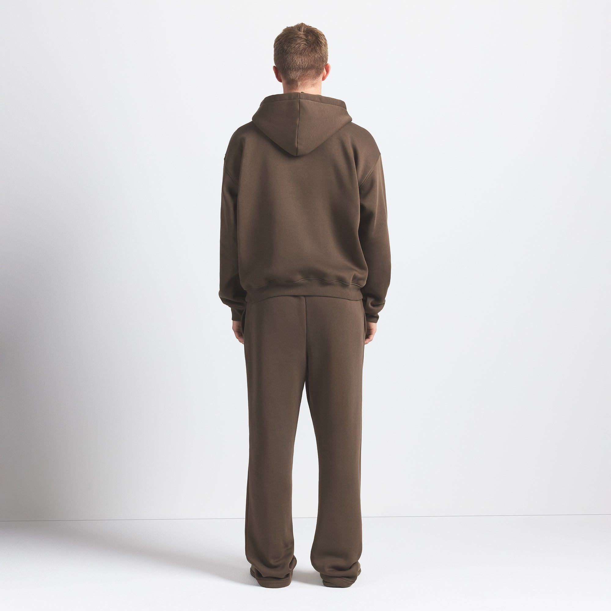 FLEECE LOUNGE MENS RELAXED HOODIE | DRIFTWOOD
