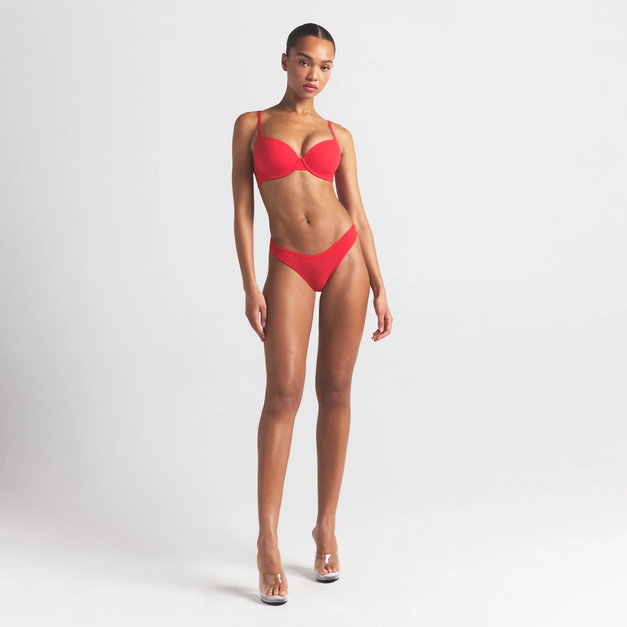 FITS EVERYBODY DIPPED FRONT THONG | CHERRY