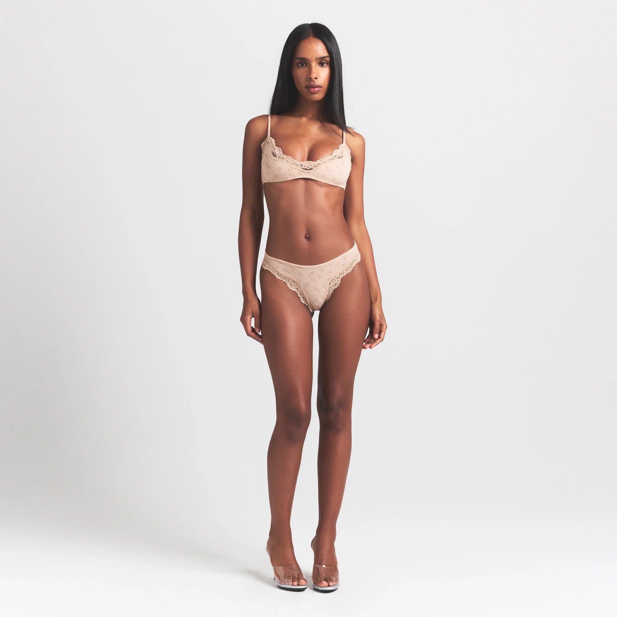 FITS EVERYBODY LACE TANGA | MICA SKETCHED HEARTS