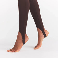 THE ESSENTIAL COLLECTION HIGH-WAISTED STIRRUP LEGGING | ESPRESSO