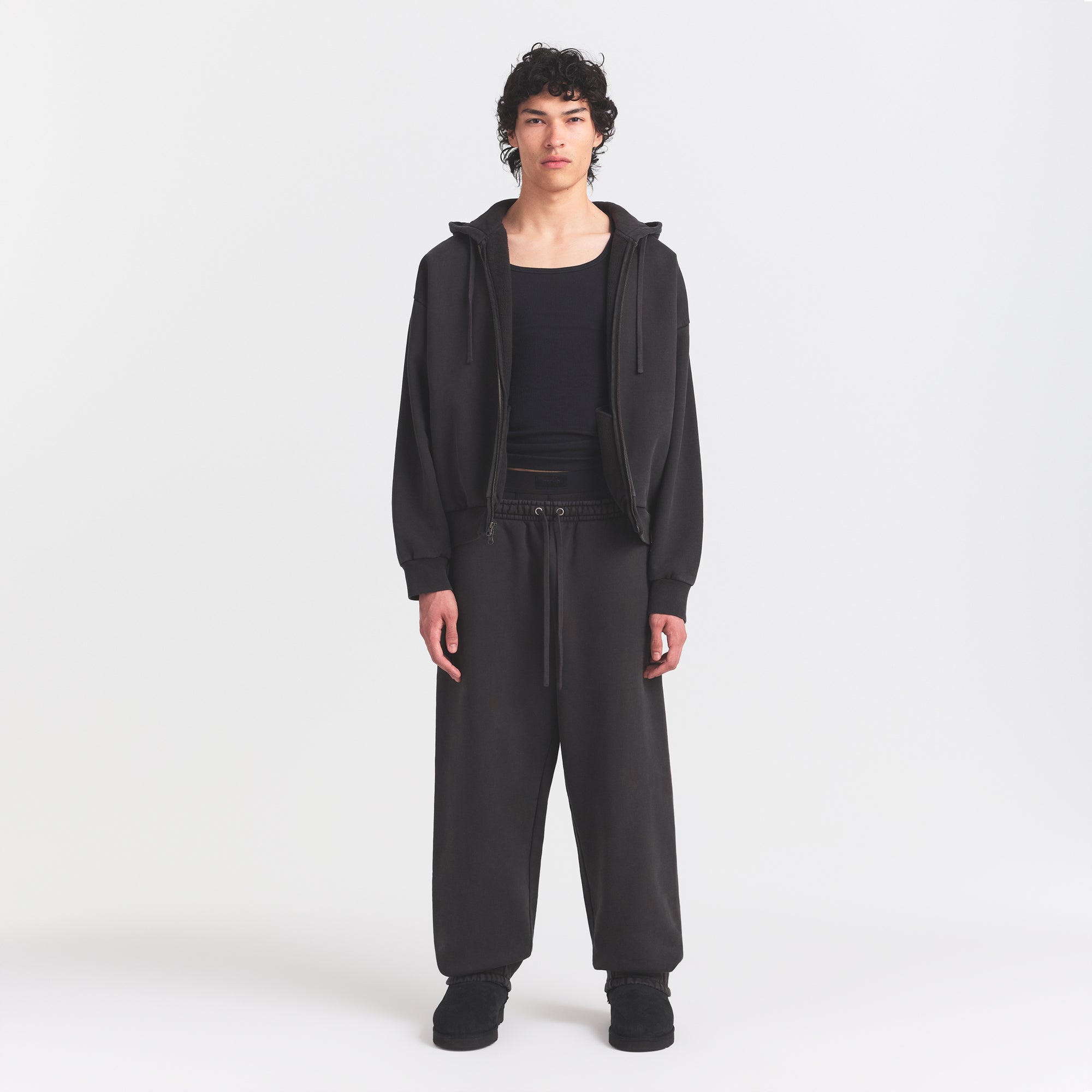 HEAVYWEIGHT FLEECE MENS JOGGER | WASHED ONYX