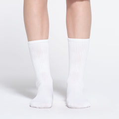 RIBBED CREW SOCK | SNOW
