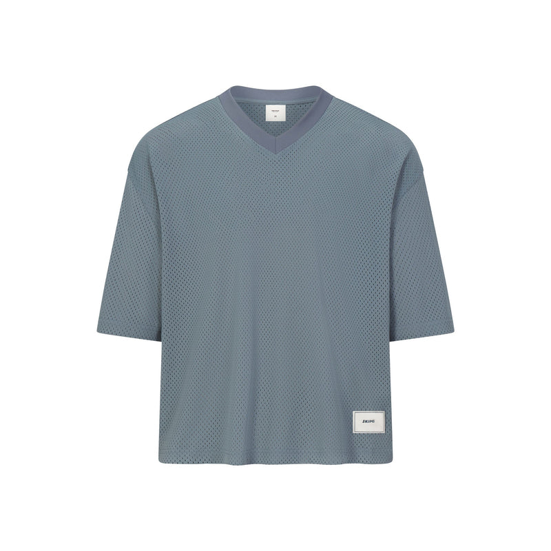 MESH APPAREL MENS CROPPED JERSEY | ZIRCON