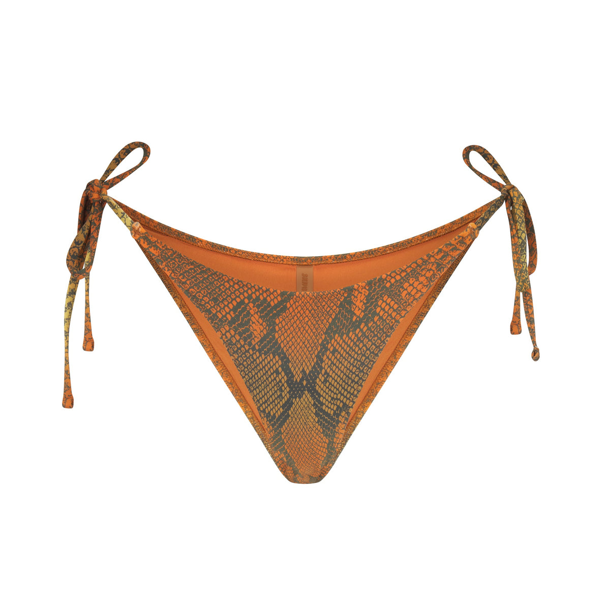 SIGNATURE SWIM DIPPED TIE BIKINI BOTTOM | FOREST OMBRE SNAKE