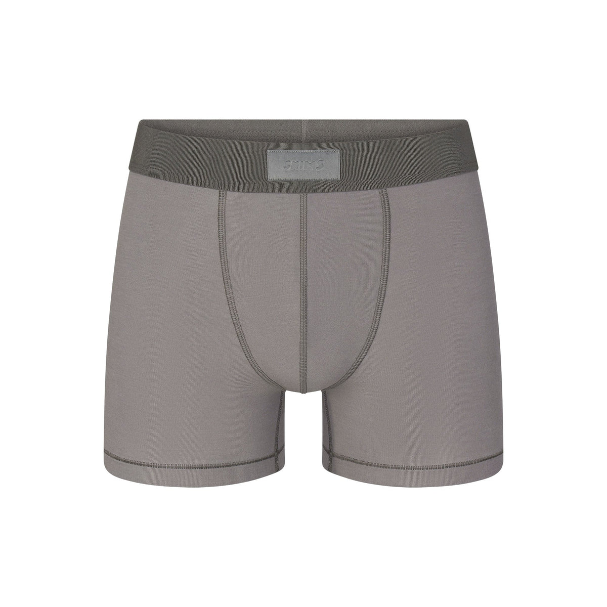 SKIMS COTTON MENS 3" BOXER BRIEF | WASHED GUNMETAL
