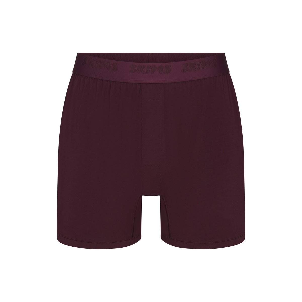 SKIMS STRETCH MENS KNIT BOXER | CURRANT