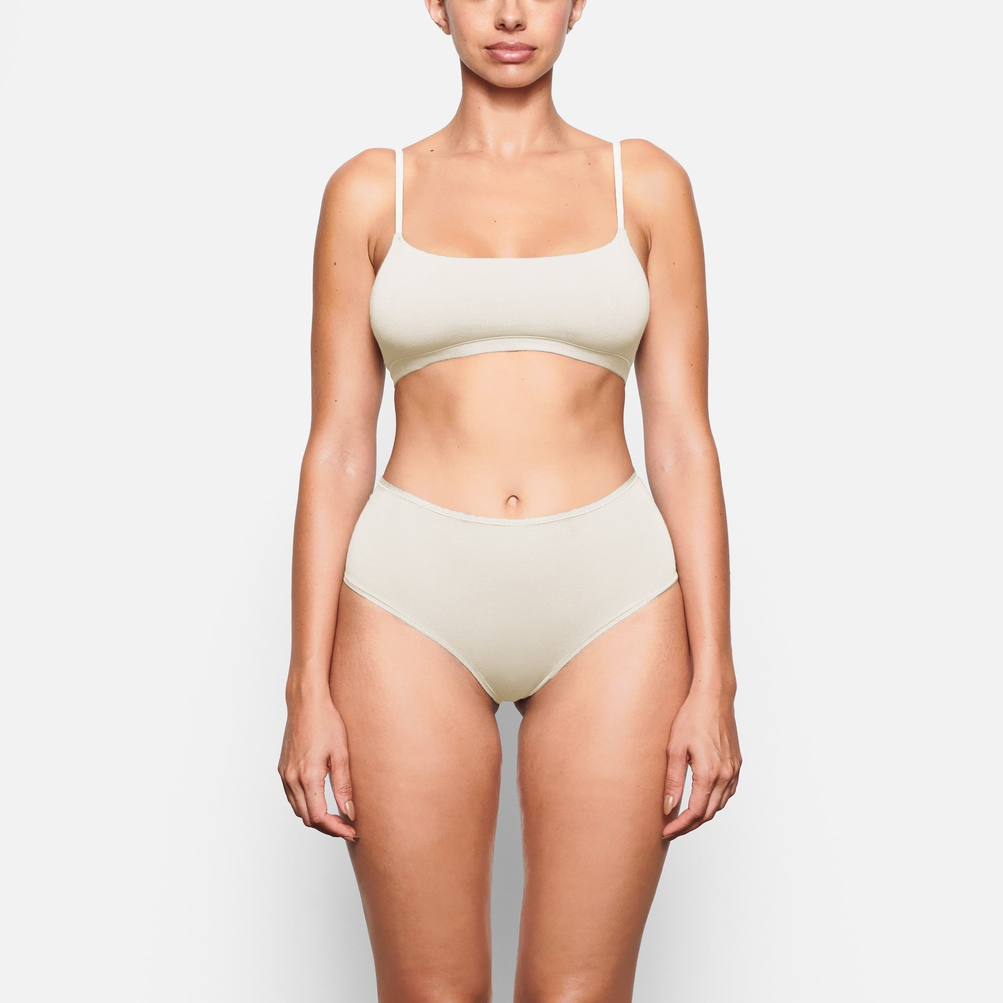 COTTON JERSEY FULL BRIEF | BONE