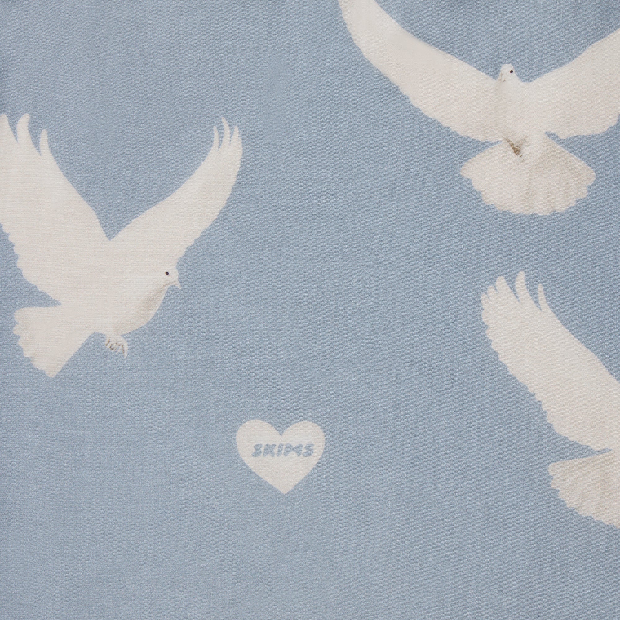 COTTON POPLIN MENS BOXER | AERO TEXTURED DOVE PRINT