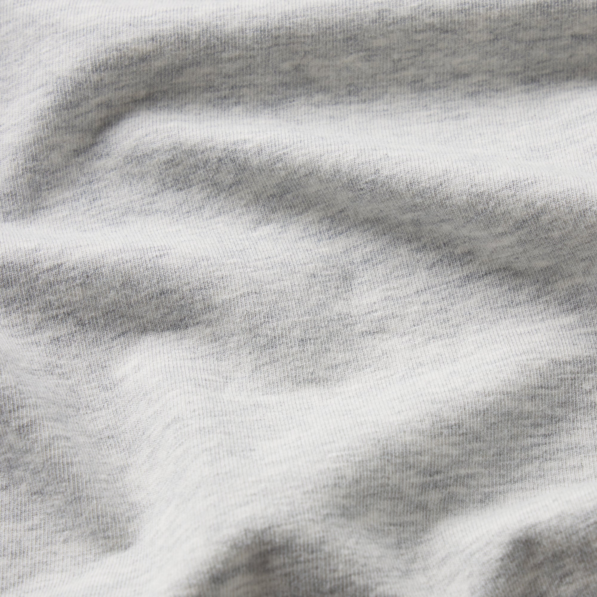 WORN IN JERSEY RUCHED TEE | LIGHT HEATHER GREY