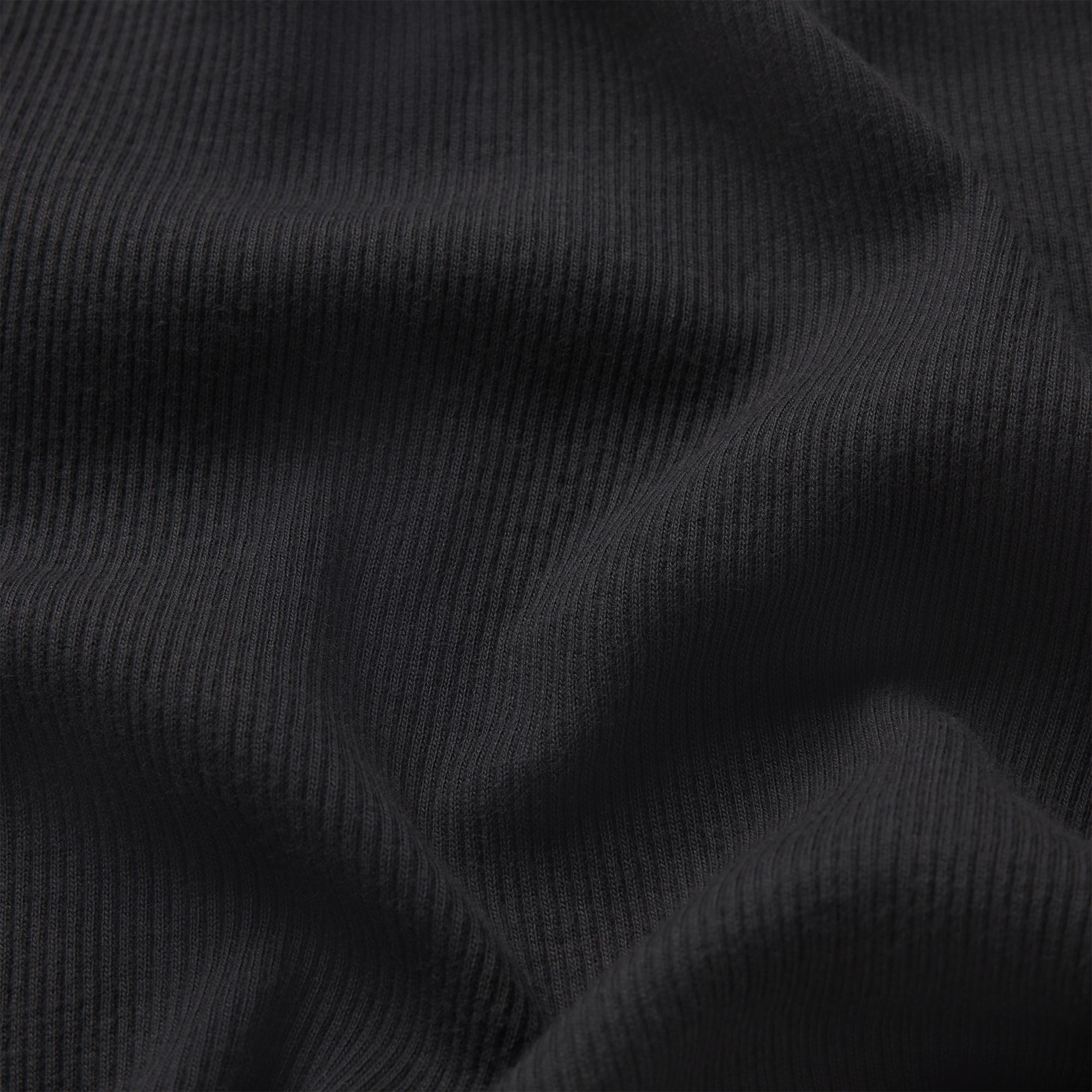 COTTON RIB LOOSE BOXER | SOOT