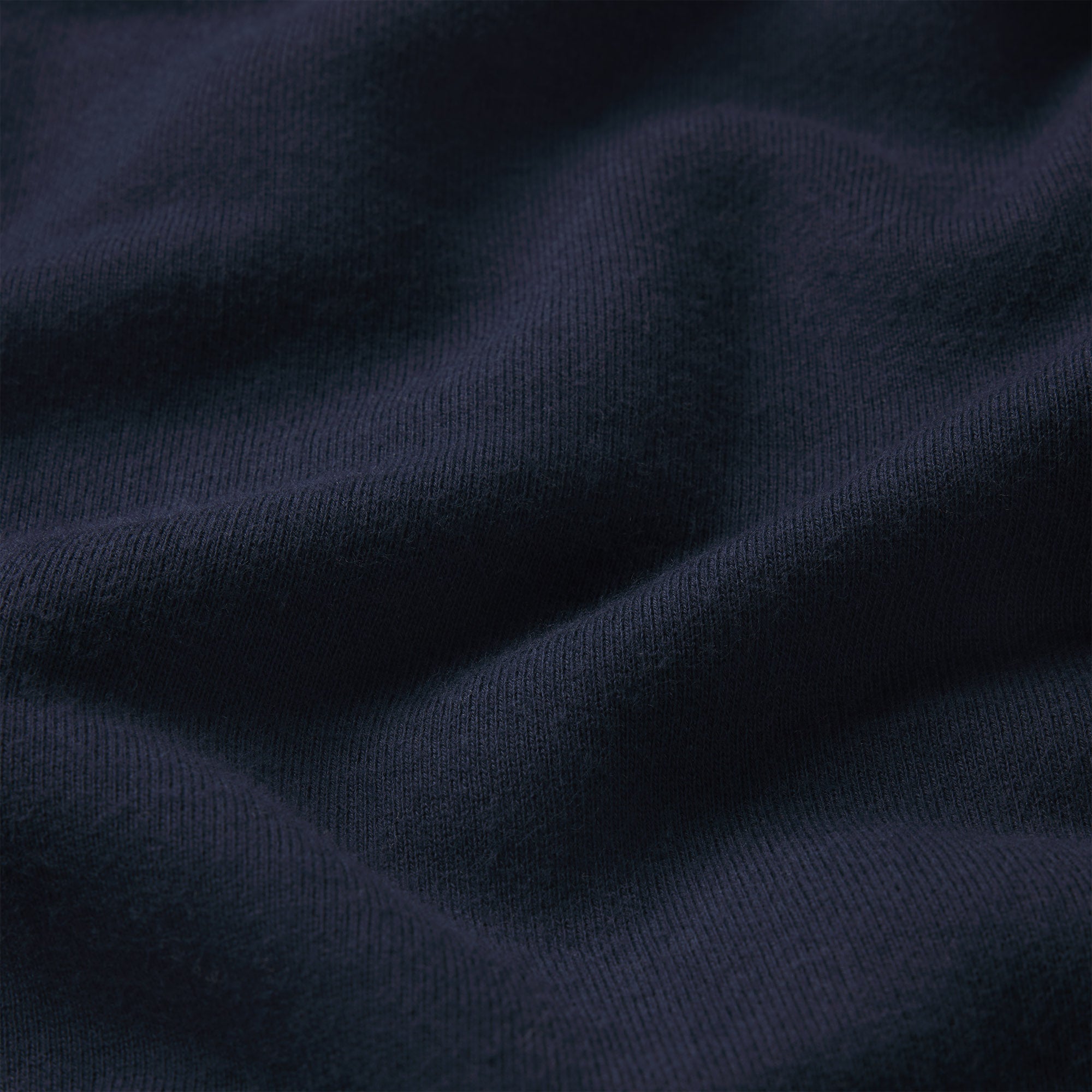 DRAPEY FRENCH TERRY MINI SKIRT | NAVY
