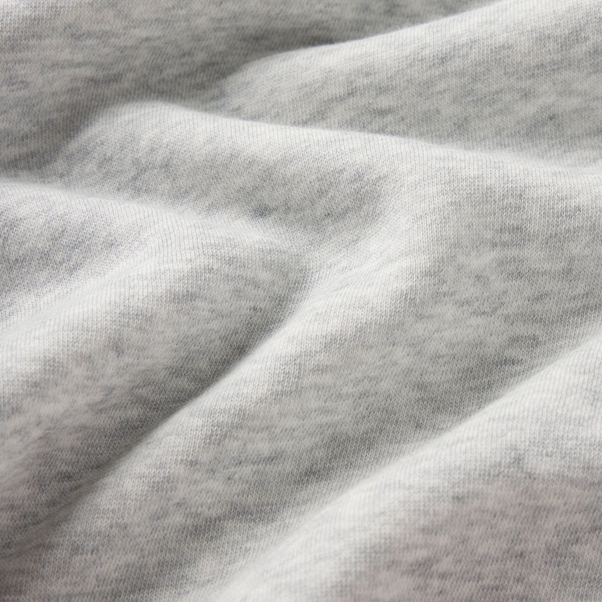 FLEECE LOUNGE MENS RELAXED QUARTER ZIP | LIGHT HEATHER GREY