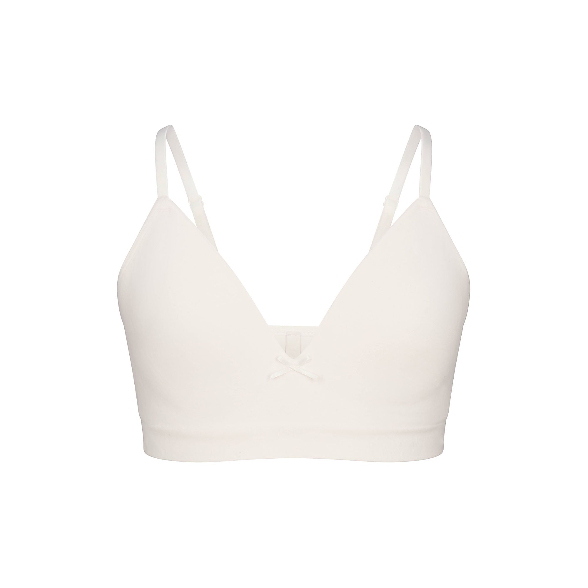 COTTON SEAMLESS JUNIORS TRAINING BRA 2-PACK | MARBLE AND BALLET