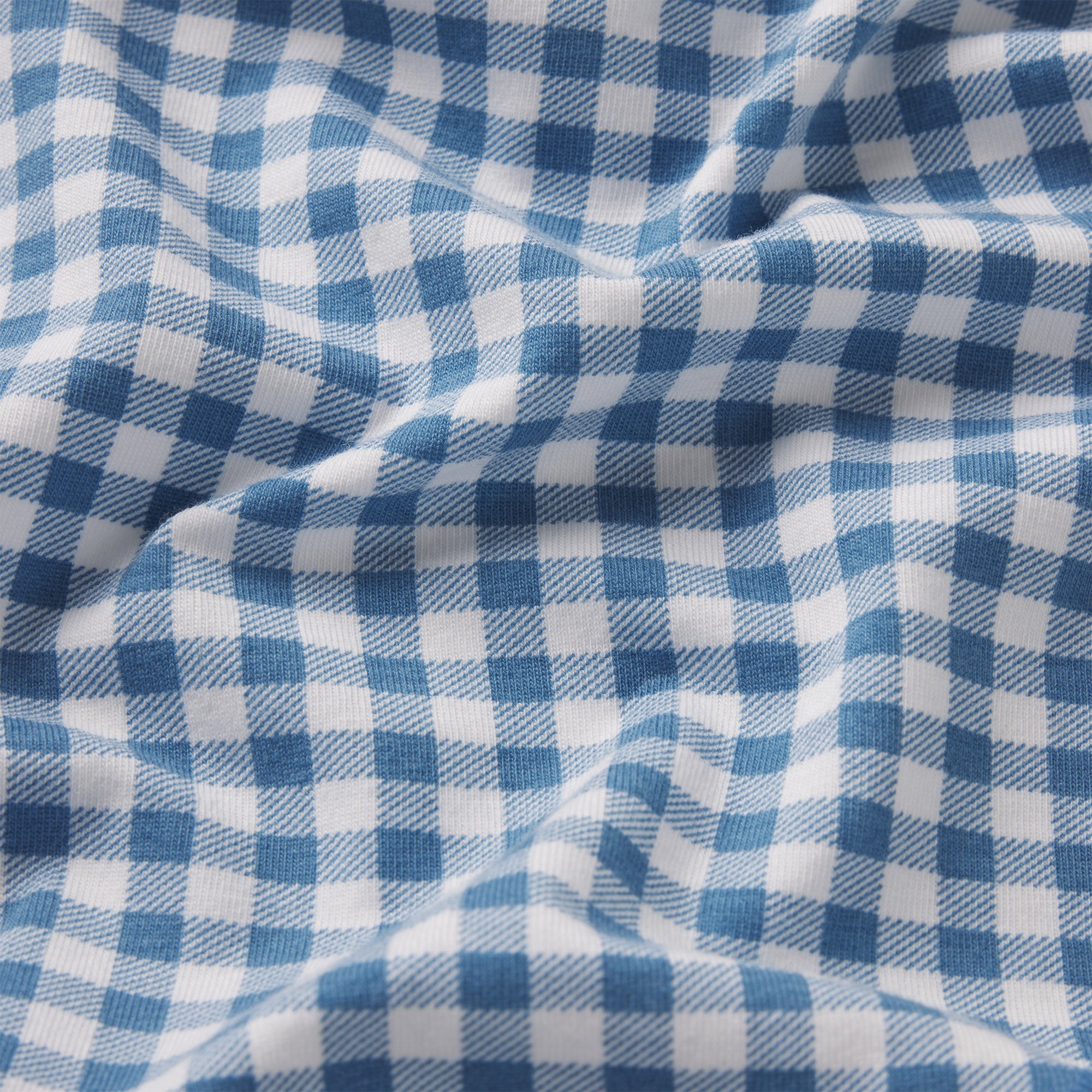 LIGHTWEIGHT COTTON LOGO PICOT THONG | ARCTIC GINGHAM