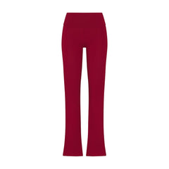 COTTON JERSEY FOLDOVER PANT | BRICK