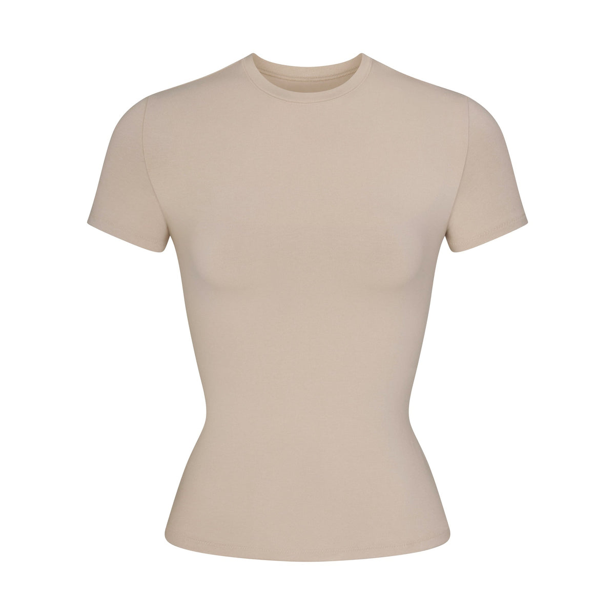 COTTON JERSEY T-SHIRT | STONE