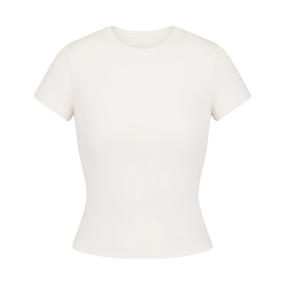 COTTON RIB T-SHIRT | MARBLE