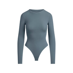 FITS EVERYBODY LONG SLEEVE CREW NECK BODYSUIT | ZIRCON