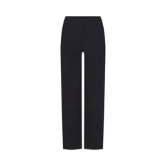 HEAVYWEIGHT CREPE STRAIGHT LEG PANT | OBSIDIAN