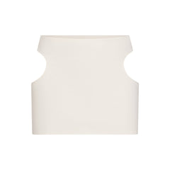COTTON JERSEY CUT OUT MINI SKIRT | MARBLE