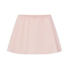 POPLIN APPAREL MINI SKIRT | DUSTY PINK