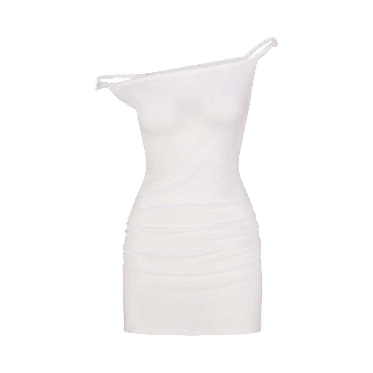 SWIM COVER-UPS COTTON OFF THE SHOULDER MINI DRESS | SNOW