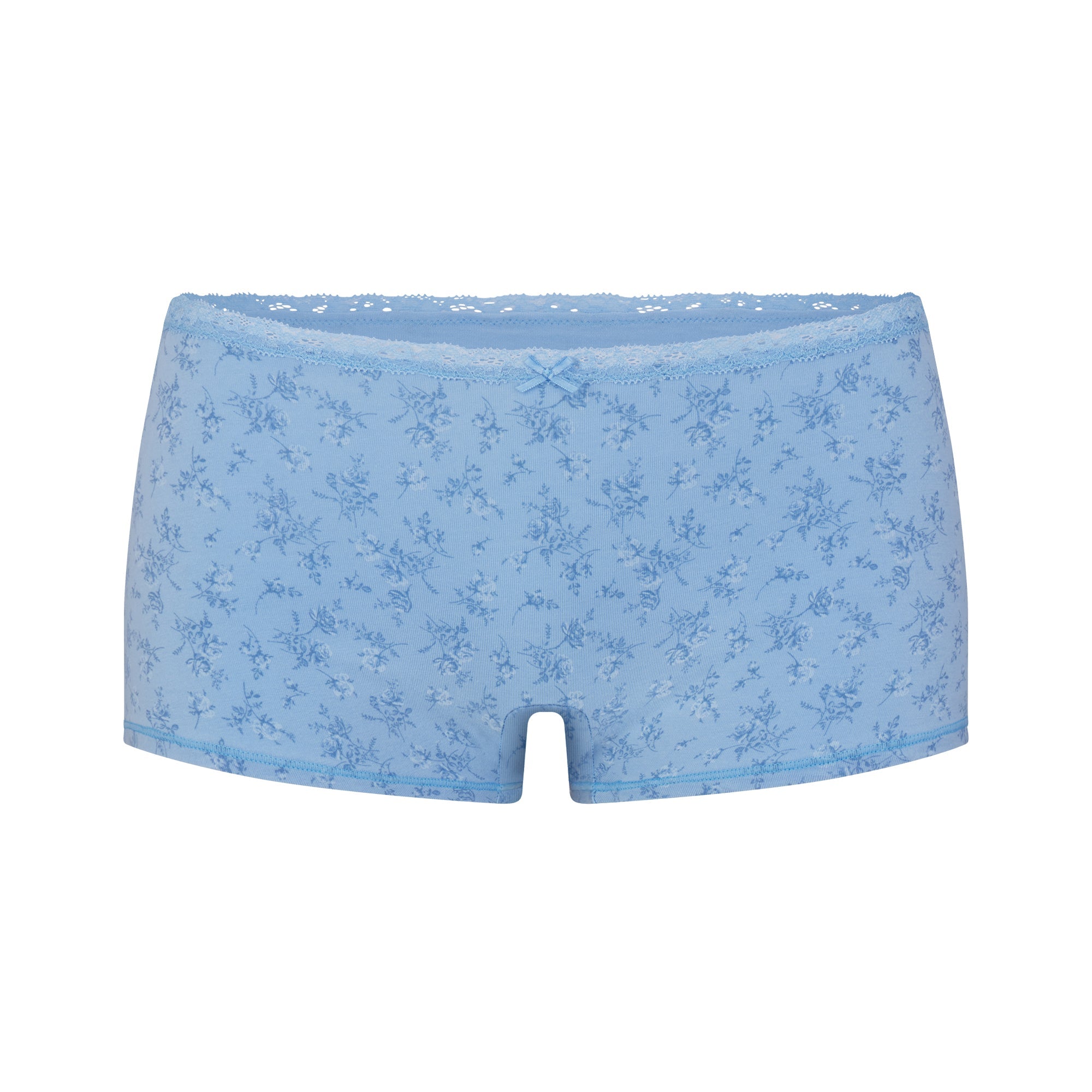 LIGHTWEIGHT COTTON LACE CAMI AND BOY SHORT SET | SURF DAINTY FLORAL PRINT