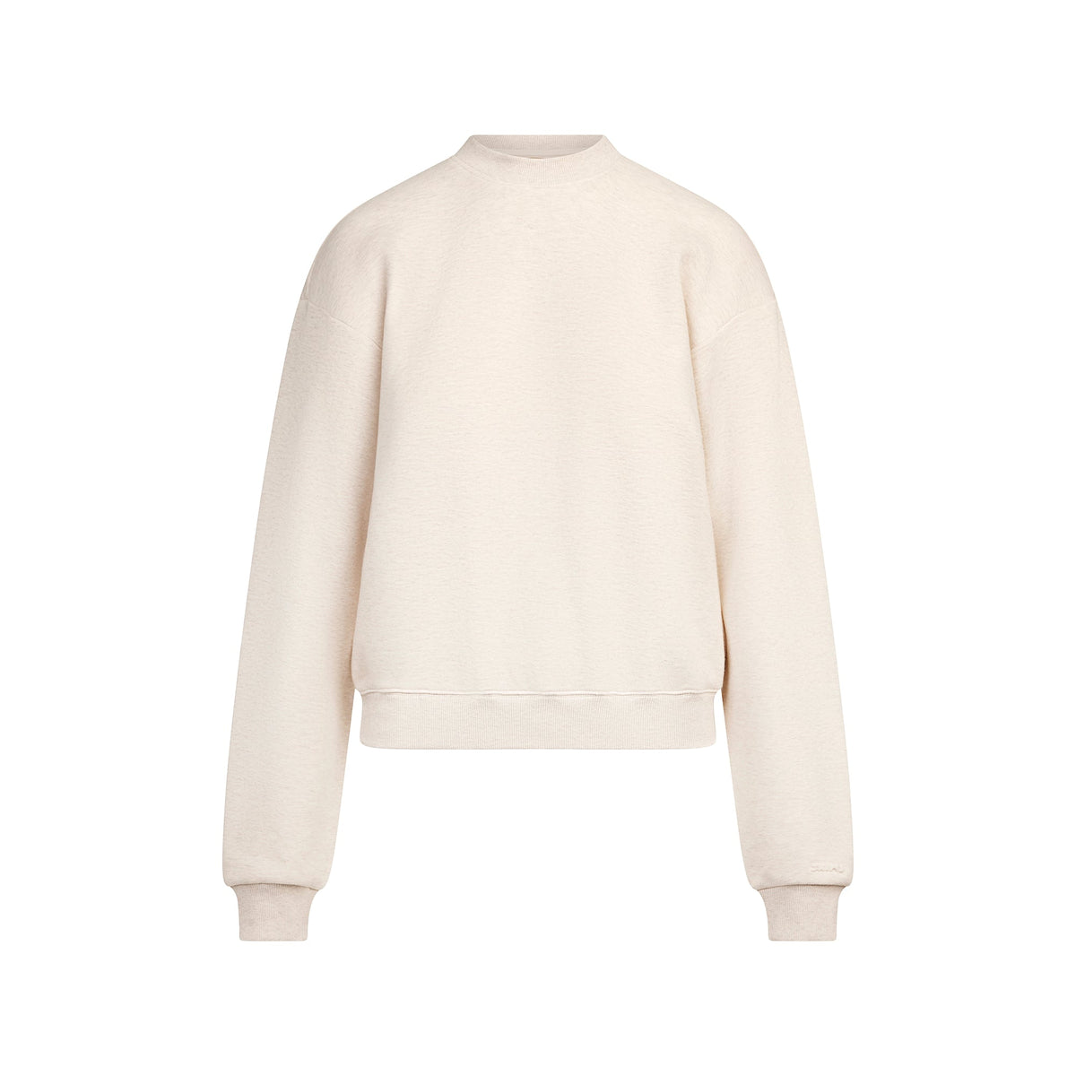 COTTON FLEECE CLASSIC CREWNECK | OATMEAL HEATHER