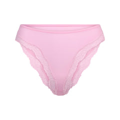 FITS EVERYBODY LACE TANGA | BUBBLE GUM TONAL