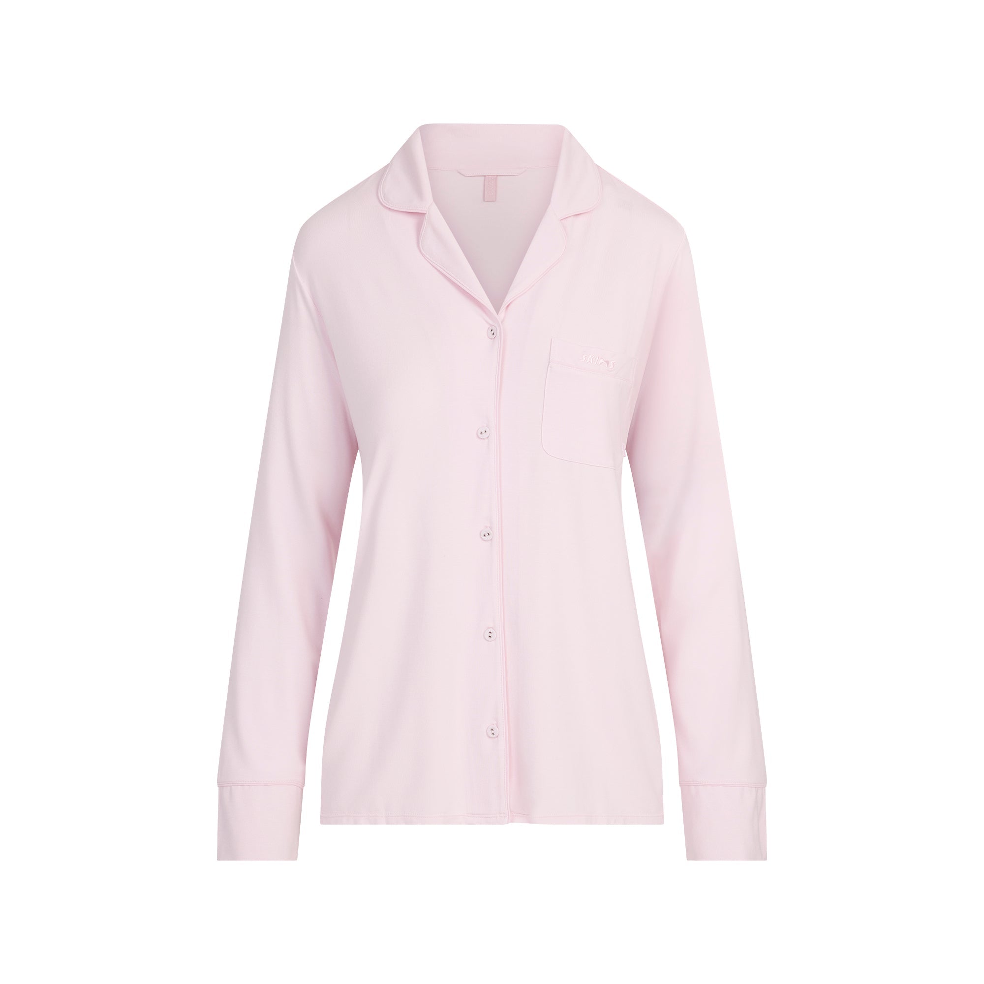 SKIMS SLEEP LONG SLEEVE BUTTON UP SET | BLOOM