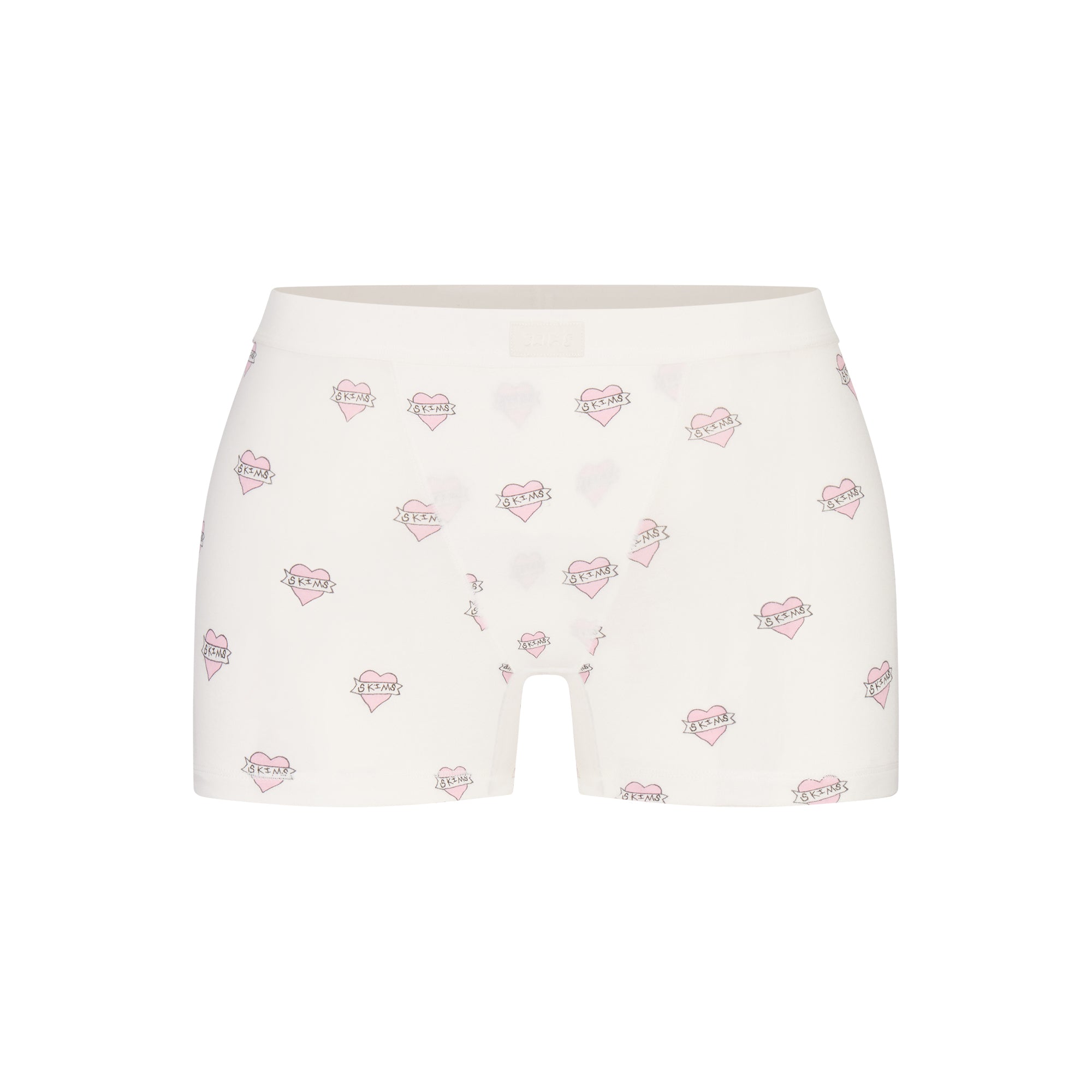 BOYFRIEND LONG SLEEVE T-SHIRT AND SHORT BOXER SET | MARBLE HEART BANNER