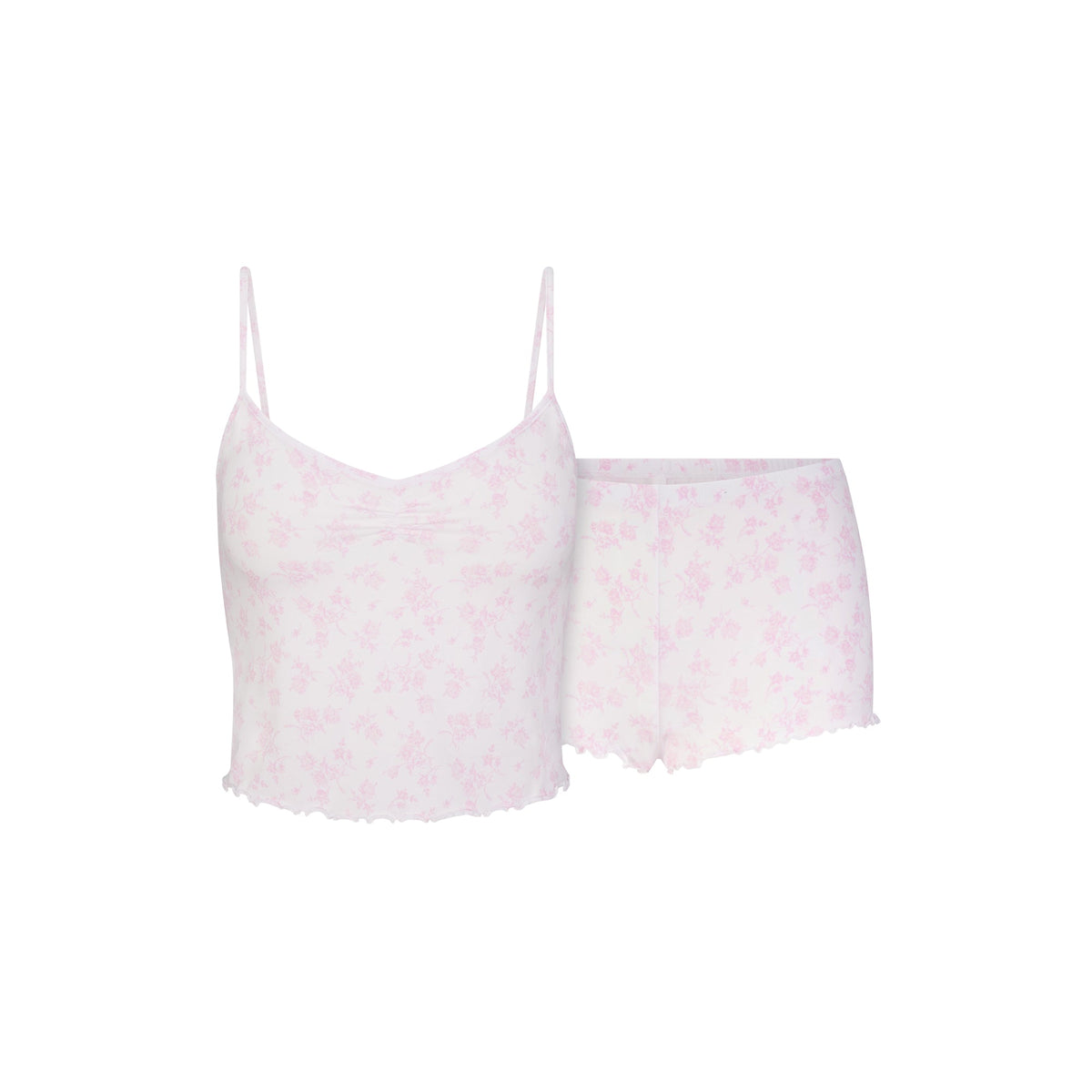 SKIMS SLEEP CAMI SET | SNOW DELICATE FLORAL PRINT