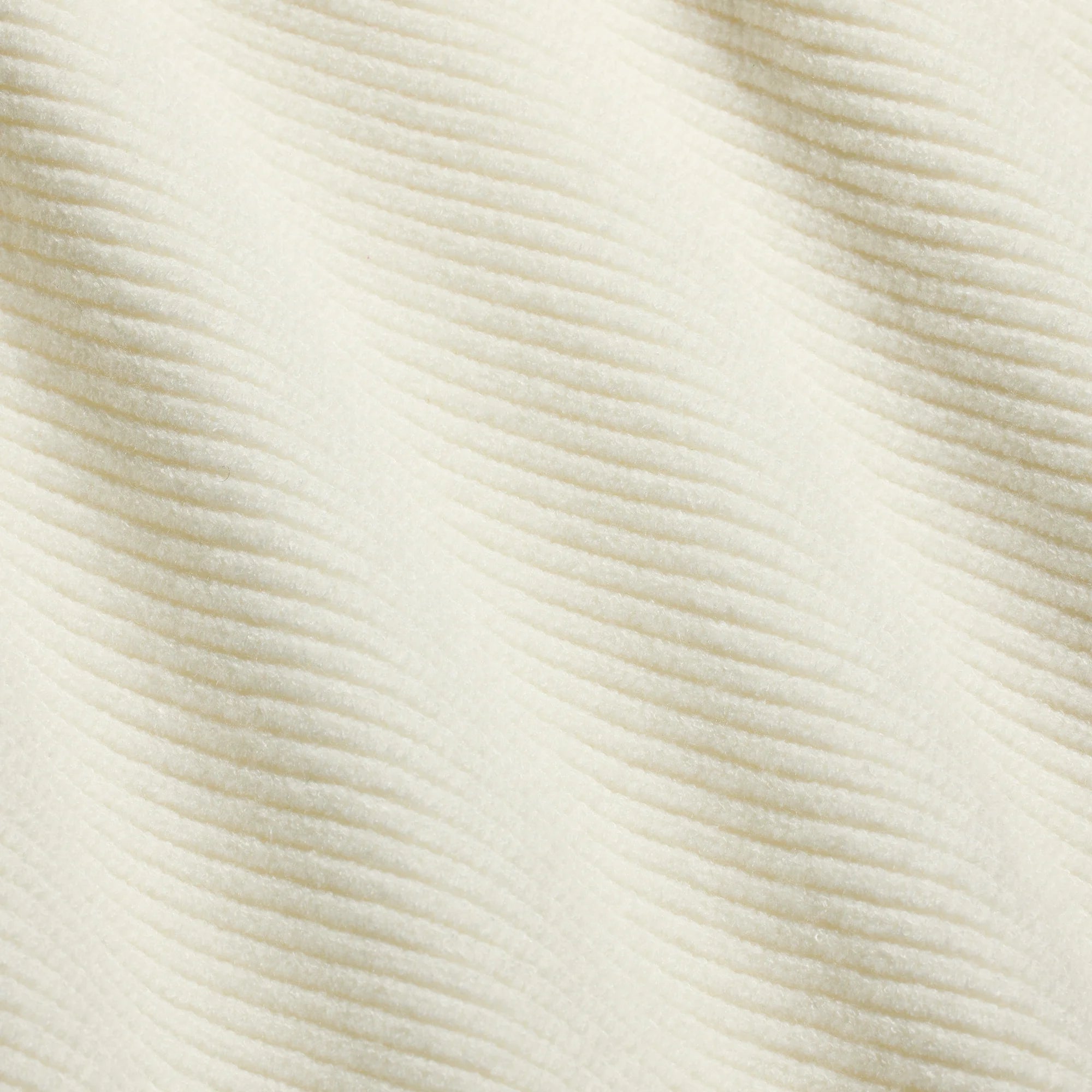 SWEATER KNITS RIBBED MOCK NECK ZIP UP | IVORY
