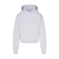COTTON FLEECE HOODIE | LIGHT HEATHER GREY