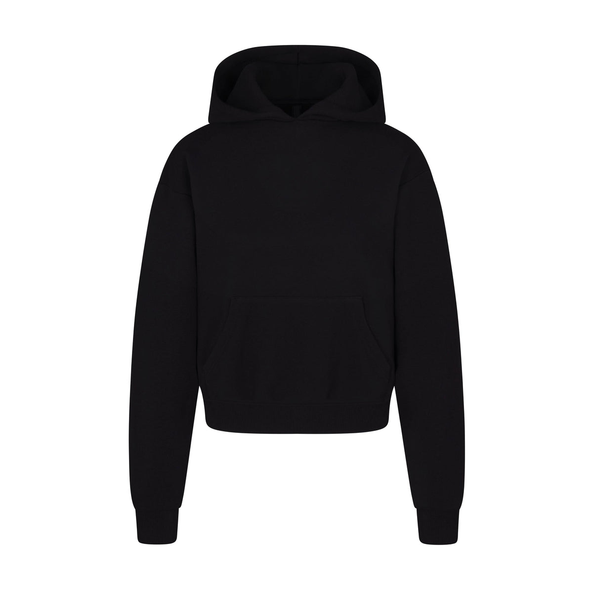 COTTON FLEECE HOODIE | ONYX