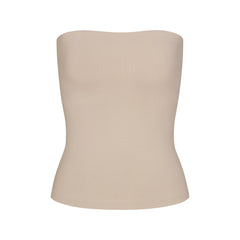 COTTON JERSEY TUBE TOP | STONE
