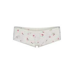 STRETCH LACE HIPSTER | IVORY CHERRY PRINT