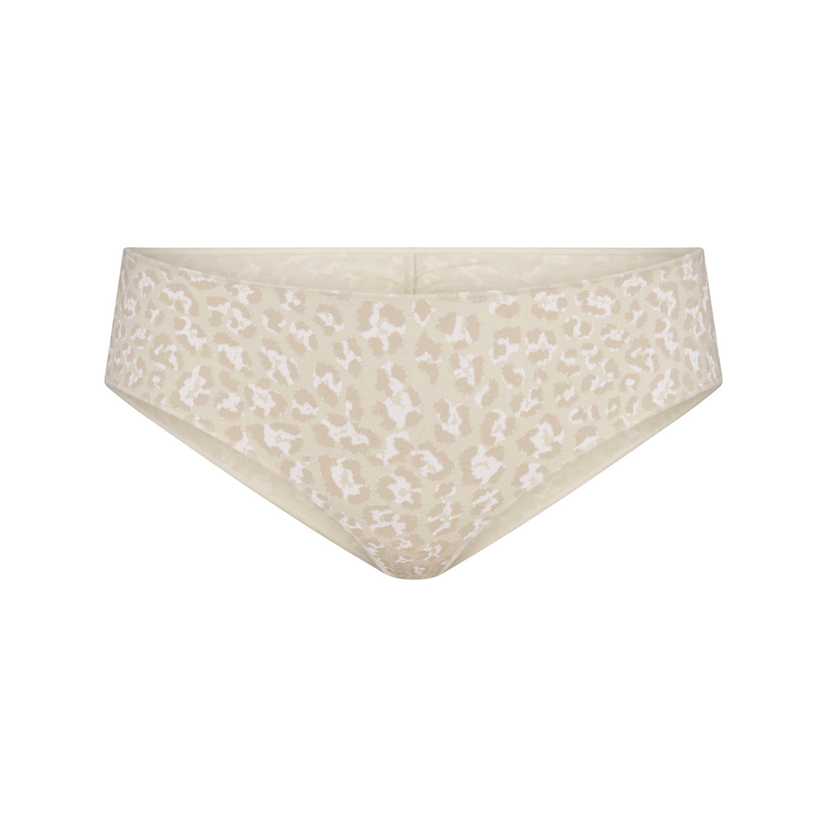 LIGHTWEIGHT COTTON RUCHED BACK HIPSTER | DELTA LEOPARD