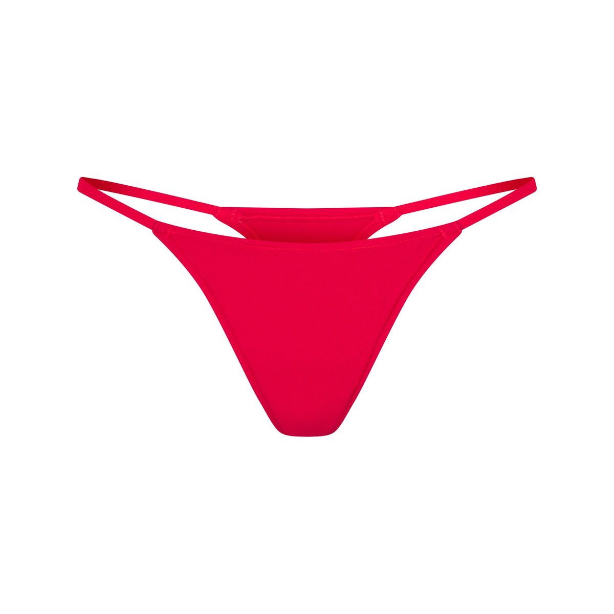 EVERYDAY COTTON STRING THONG | CARMINE