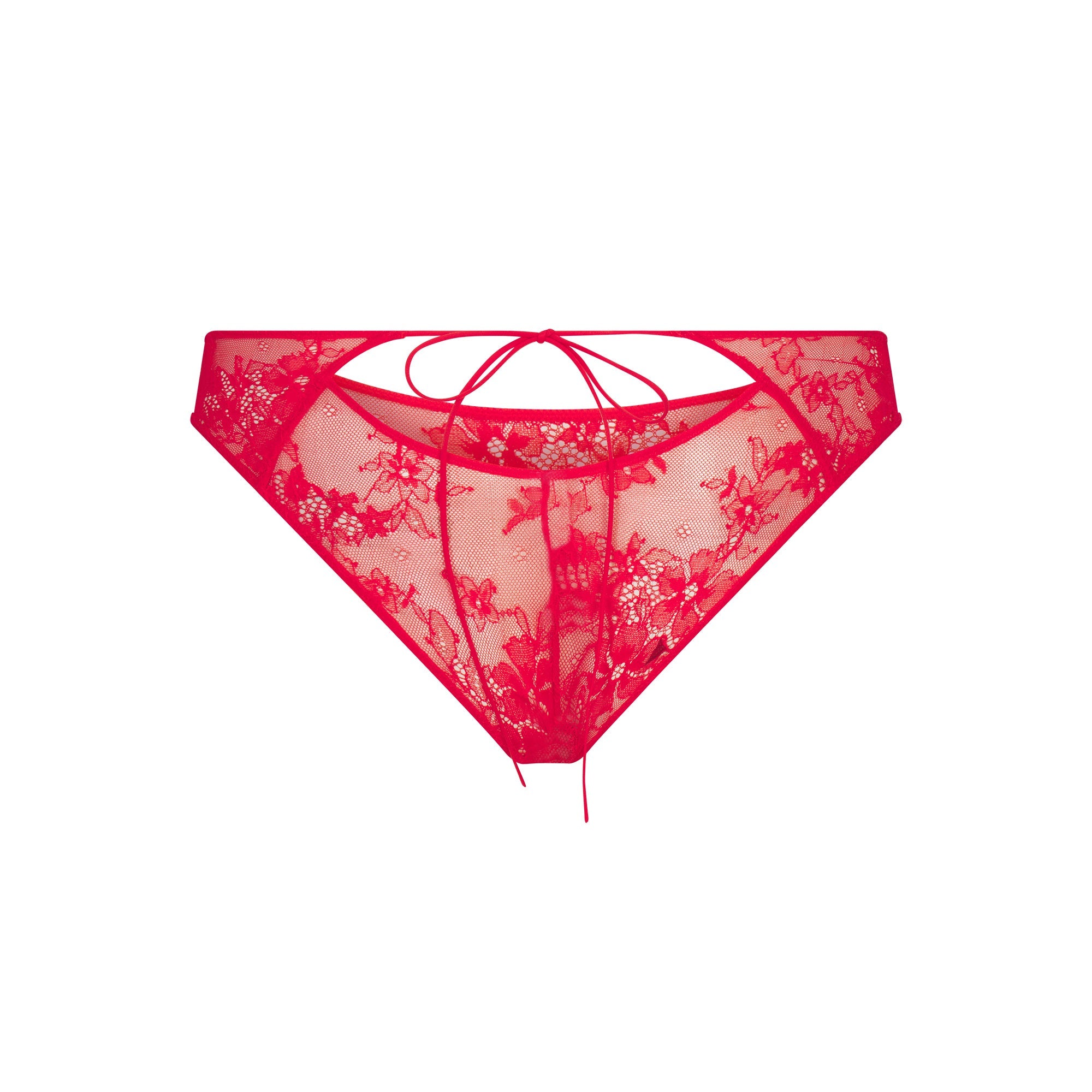 ULTRA FINE LACE PEEK-A-BOO BIKINI | RUBY