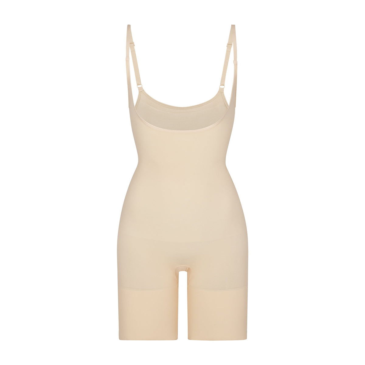 SEAMLESS SCULPT BUTT LIFTING OPEN BUST BODYSUIT | SAND