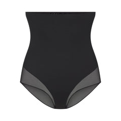 POWER MESH SHAPEWEAR CORE SCULPT HIGH-WAISTED BRIEF | ONYX