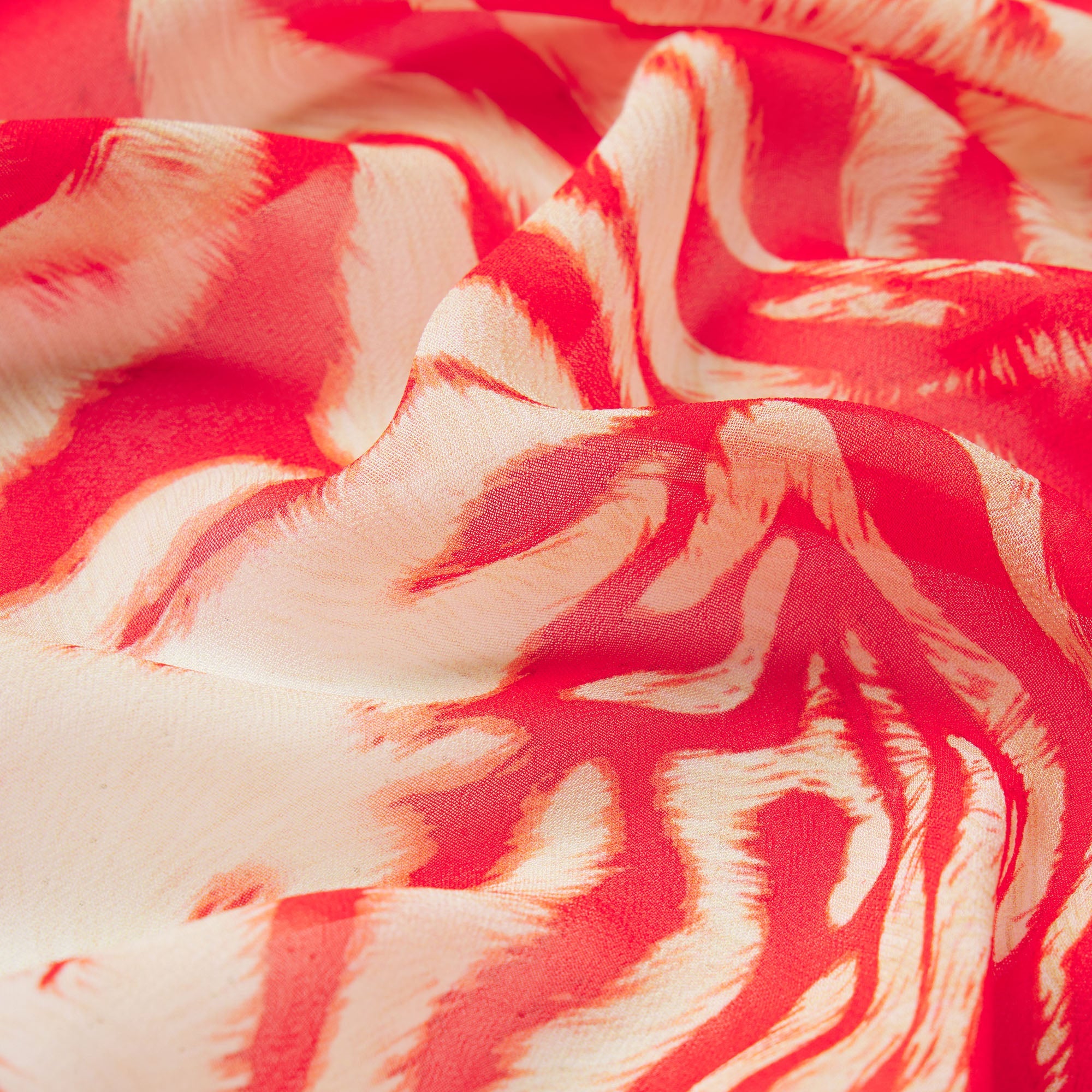 SWIM COVER-UPS SHEER PANT | CARMINE ZEBRA PRINT