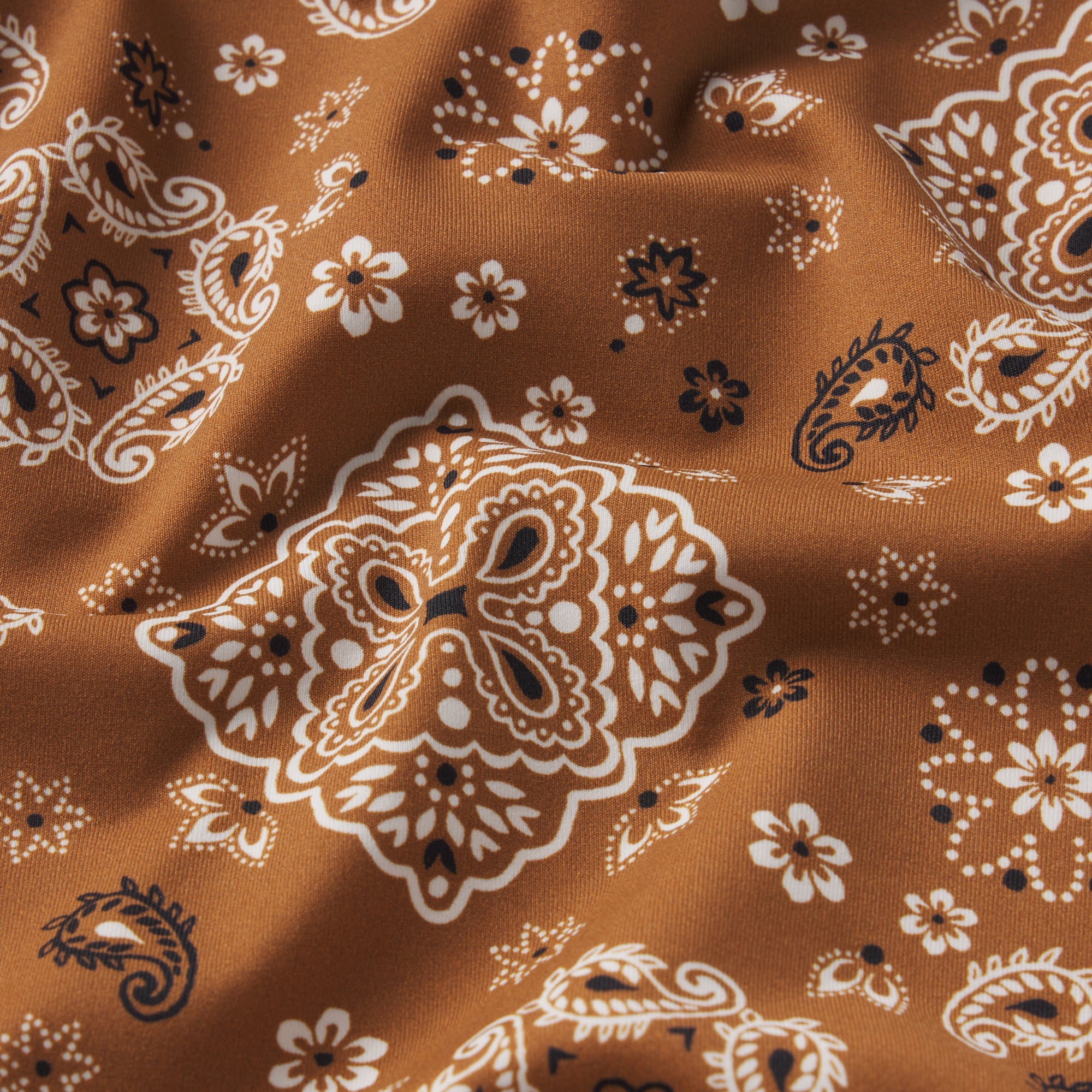 SIGNATURE SWIM DIPPED TIE BIKINI BOTTOM | ALMOND BANDANA