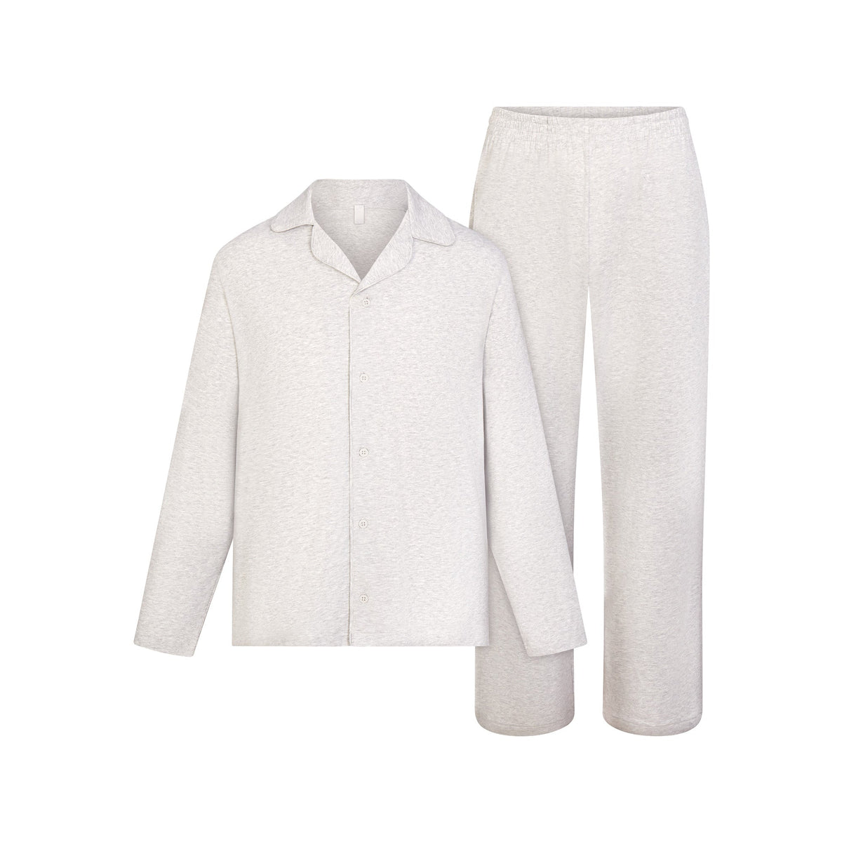 JERSEY SLEEP MENS SLEEP SET | LIGHT HEATHER GREY