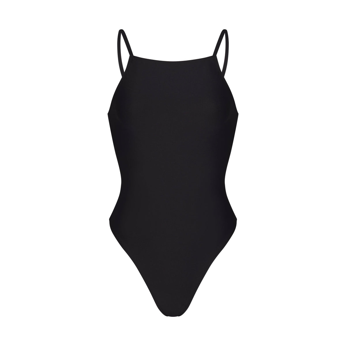 ICONIC SWIM HIGH NECK ONE PIECE | OBSIDIAN