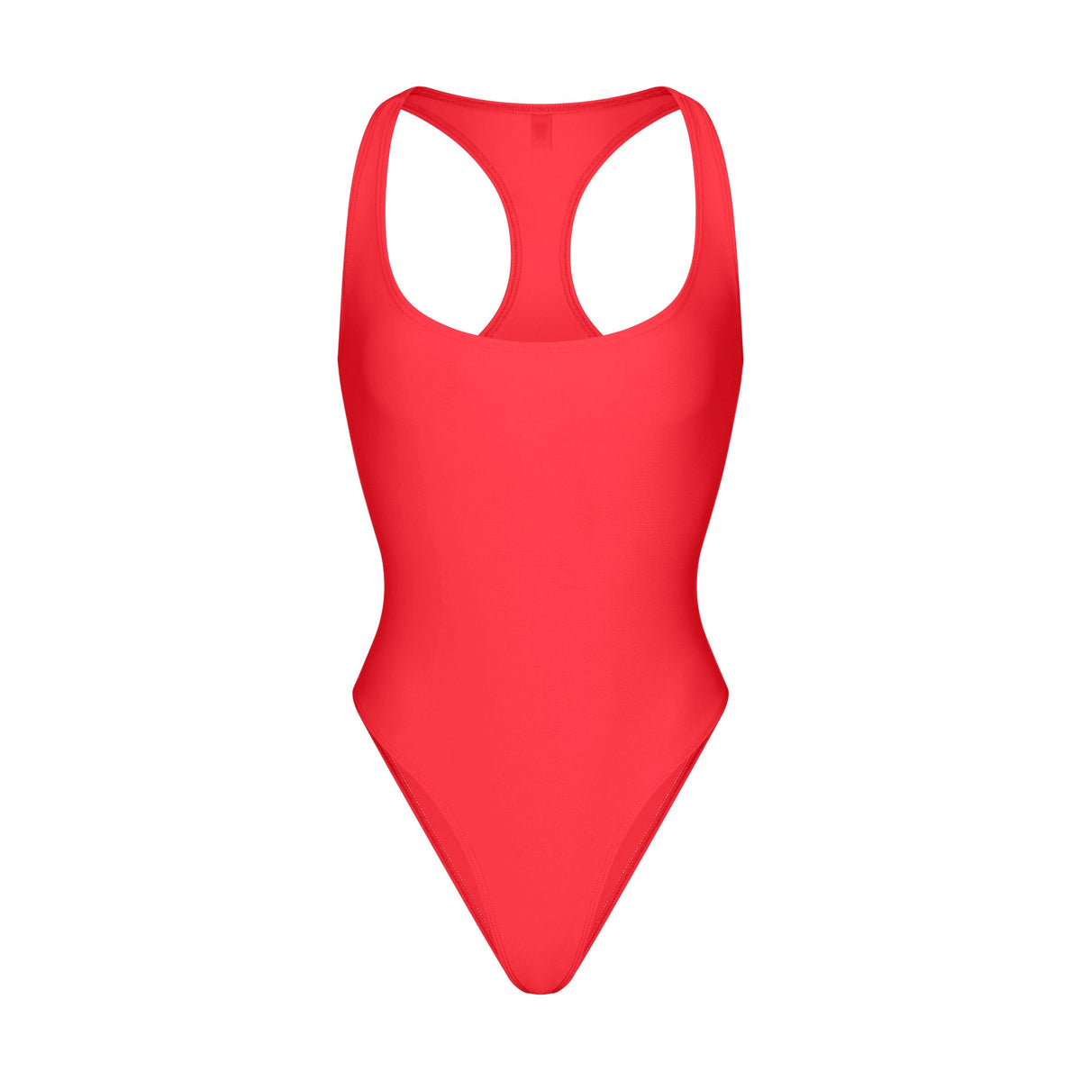 ICONIC SWIM RACERBACK ONE PIECE | CARMINE