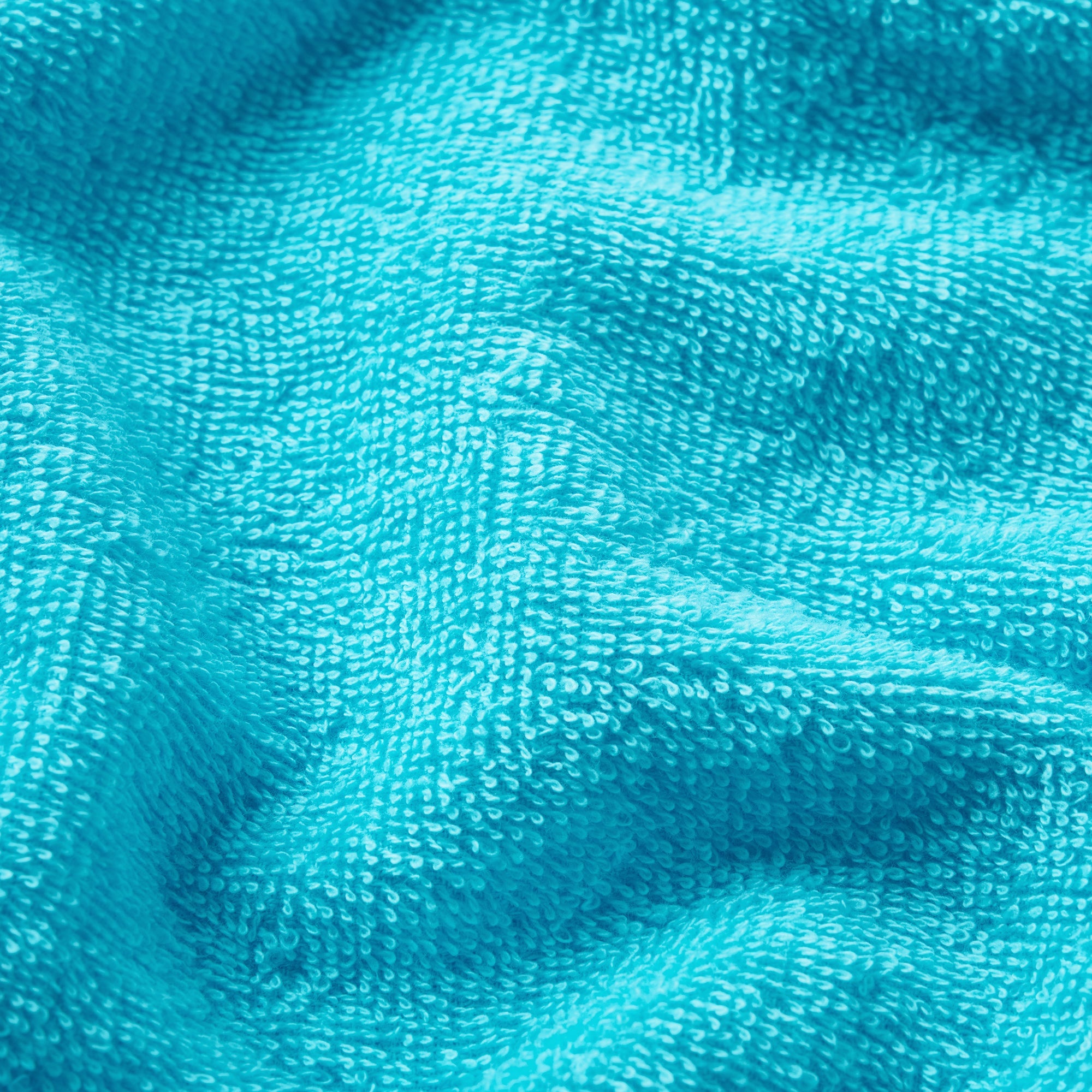 TERRY COVER-UPS OVERSIZED HOODIE | CYAN